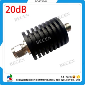 DC-3GHz 50W N Attenuator 20dB male to female rf fixed Coaxial Attenuators 50ohm - Picture 1 of 8
