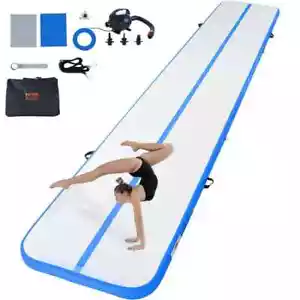 Gymnastics Air Mat 235.4 in. L x 39.8 in. x W 4 in. Thick 64.71 sq. ft. Inflatab - Picture 1 of 8