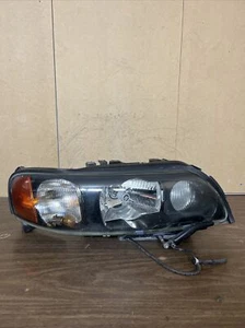 JDM GLASSES VOLVO S60 V70 XC70 XENON HID BLACK FRONT HEADLIGHTS HEAD LAMP OEM - Picture 1 of 11