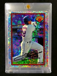 FRANCISCO LINDOR ROOKIE REFRACTOR RARE DIAMOND Holo RC Card SP Insert - INDIANS - Picture 1 of 7