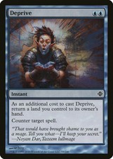 Deprive Rise of the Eldrazi HEAVILY PLD Blue Common MAGIC MTG CARD ABUGames
