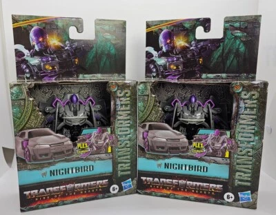 Hasbro Transformers Rise Of The Beasts Flex Changers Nightbird, Lot Of Two - Image 1 of 4
