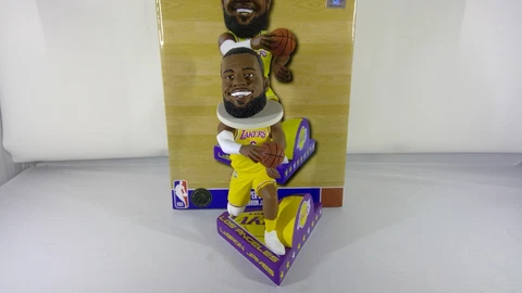 LeBron James FOCO Forever Lakers NBA Player Bobblehead with Box Cover