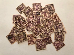 abraham lincoln 3 cent stamp, Used And Total Of 40+ - Picture 1 of 1