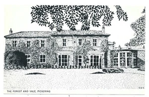 YORKSHIRE - THE "FOREST & VALE", PICKERING Artist signed Postcard - Bild 1 von 1