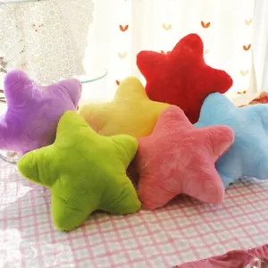 40CM Star Pillow Plush Pillow Home Decoration Yellow Pink Red Sofa Ornaments - Picture 1 of 13