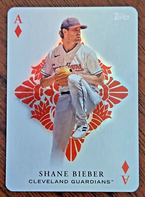 2023 Topps Series 1 - All Aces #AA-15 Shane Bieber - Image 1 of 2