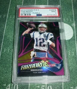 2019 Rookies & Stars AIRBORNE Tom Brady Purple Refractor /35 PSA 9 POP 3📈🔥SSP - Bild 1 von 2