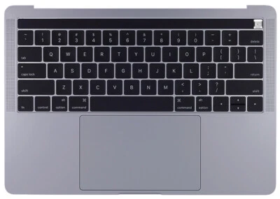 OEM MacBook Pro 13" con Touch Bar Top Case con batería A1989 2018 2019 gris espacial Foto 1 de 2