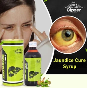 Cipzer Jaundice Cure Syrup 200ML | Heal Liver, Brighten Body, Cleanse Naturally - Picture 1 of 13