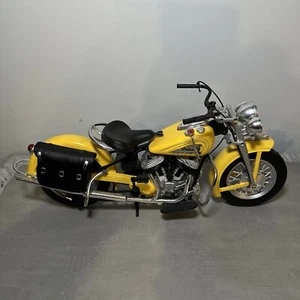 New Ray 1948 Indian Chief Motorcycle 1:6 Scale Custom Diecast Model Yellow - Picture 1 of 19
