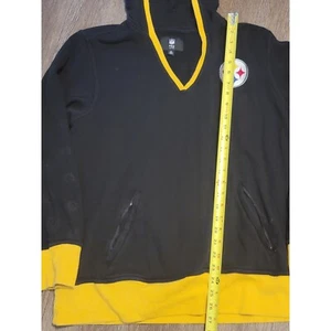 NFL Pro Line Steelers Hoodie Pullover V-Neck Sweatshirt Football 2XL - Picture 1 of 10