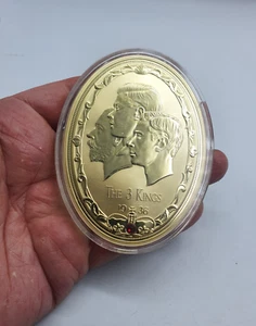 2016 I 3 Re Anno dei Re Magi 1936 Forma Ovale Prova Commemorativa - Foto 1 di 11