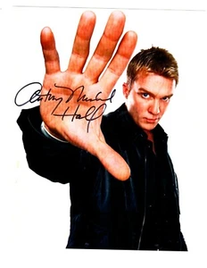 FOTO DE AUTÓGRAFO ANTHONY MICHAEL HALL MOVIE & T V STAR 8 X 10 - Imagen 1 de 1