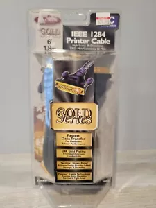 Belkin Gold Series 10' Printer Cable IEEE I 284 High Speed - Picture 1 of 5