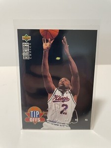 1994-95 Upper Deck Collector’s Choice Mitch Richmond #188 Tip Offs Silver Sign.