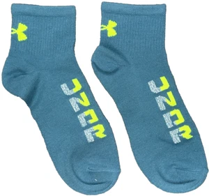 Under Armour Essential Qtr, Blue, Single Pack, Socks Youth Size 4.5 - 7 - Picture 1 of 5