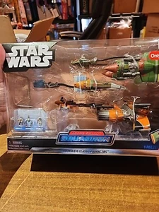 NEUF Star Wars Micro Galaxy Squadron Boonta Eve Classic Podracer Set EXCLUSIF - Photo 1/7