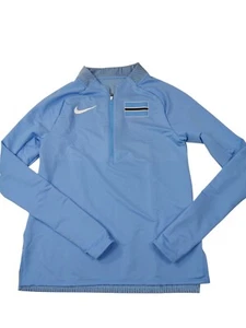 NIKE Pro Elite SZ XS Botswana Drill Top 1/4 Zip Blue Track & Field USA - Picture 1 of 8