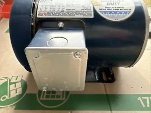 1 HP MARATHON ELECTRIC MOTOR THREE PHASE. Cat No E950 - Picture 1 of 7