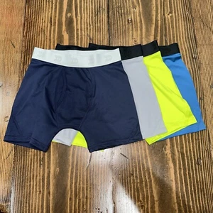 NWT All In Motion Boys Small (6-7) Mesh Boxer Briefs 4-Pack - Multicolored - Picture 1 of 12
