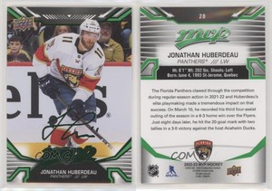 2022-23 Upper Deck MVP Green Script Jonathan Huberdeau SP #28