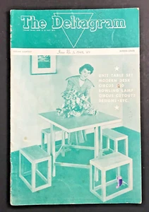 The Deltagram, Woodworking Magazine for Craftsmen Vtg 1948, 1949 Issue 5 Vol 18 - Picture 1 of 16