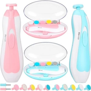 Electric Baby Nail Trimmer Infant Newborn Safe Grinder Clipper Nail File Tools - Picture 1 of 15