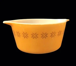 Pyrex Town and Country Auflauf 1 Quart 473 braun auf orange kein Verblassen gute Farbe - Bild 1 von 3