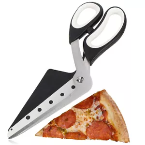 Pizzaschere Pizzateiler Flammenkuchen Edelstahl Pizzaschneider spülmaschinenfest - Bild 1 von 7