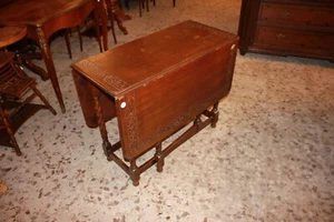 Tavolo Rettangolare Inglese con Alette - Foto 1 di 5