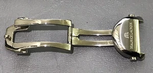 Fibbia di distribuzione originale Maurice Lacroix 18 mm 508-000016 LC1078 Cristo classico - Foto 1 di 5