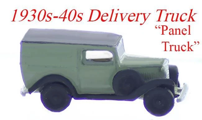 N Scale 1930s-40s era Delivery Truck vehicle 1/160 assembled unpainted - Image 1 of 1
