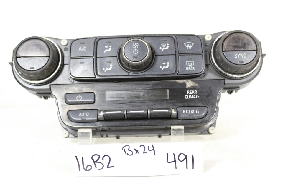 84258727 Chevrolet Tahoe 2017-2018 aire acondicionado temperatura climatización control 16B2 491 B24 Foto 1 de 4