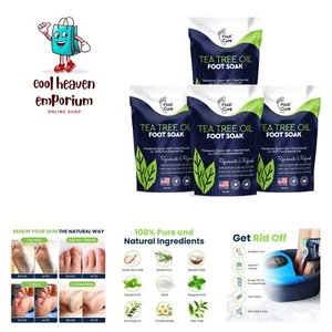 Tea Tree Oil Foot Soak with Epsom Salts- for Foot Pain, Soreness, Athletes Fo... - Picture 1 of 8