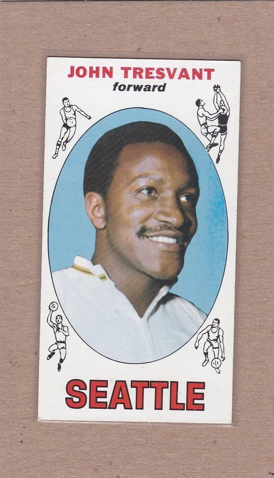 1969-70 TOPPS BASKETBALL JOHN TRESVANT ROOKIE #58 SUPERSONICS EX+ *A37477 - Image 1 of 1