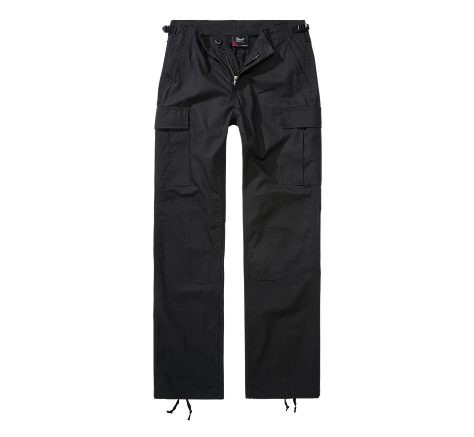 Brandit Damen BDU Ripstop Hose Schwarz Casual Damenhosen BW 44cm BL 102cm Trendy