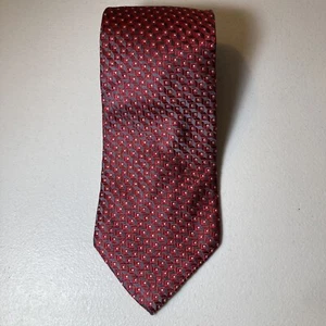 Canali Webkrawatte Rot Geometrisch Seide - Bild 1 von 6