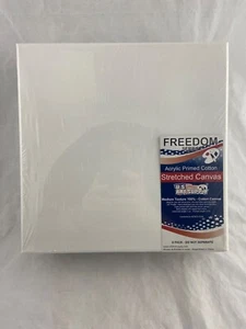 US ART SUPPLY - 12"x12" - 6 Pack - Stretched Canvases - New - Unopened - Picture 1 of 3