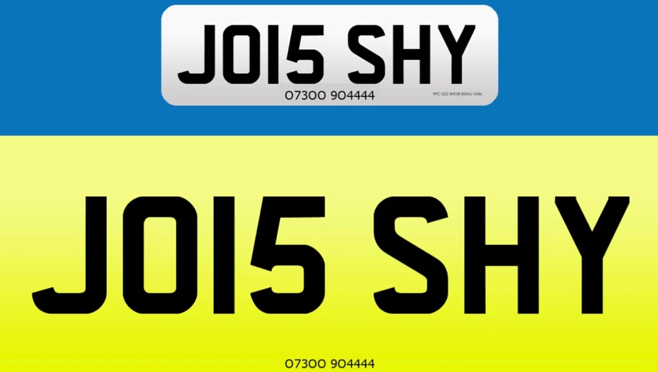 JOSH Quality Cherished number plate Joshy Joshua Joshs - Image 1 of 1