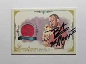 Bert Kreischer 2014 Allen & Ginter Relic #FSR-BK Comedian Autograph INSCRIPTION! - Picture 1 of 2