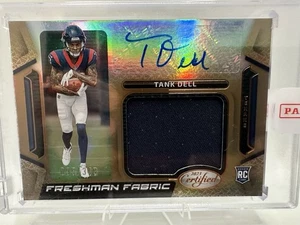 2023 Panini Certified Tank Dell Rookie Freshman Fabric Patch Auto 95/349 Encased - Bild 1 von 11