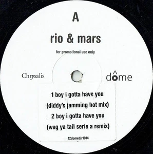 Rio &#38; Mars - Boy I Gotta Have You Elec 12" Single Promo Schallplatte 189089 - Bild 1 von 5