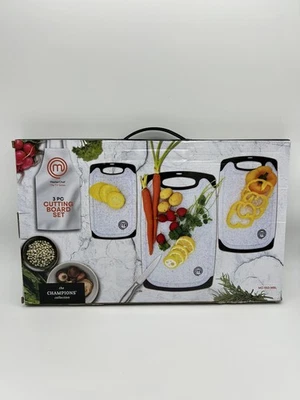 Conjunto de tábua de corte Master-Chef três (3) peças MC-983 coleção dos campeões - Imagem 1 de 4