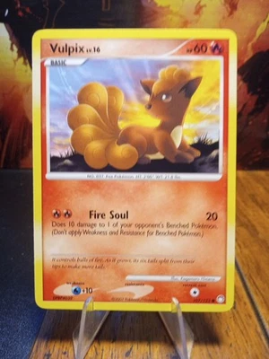 2007 Pokemon Mysterious Treasures Vulpix #107 - Image 1 of 3