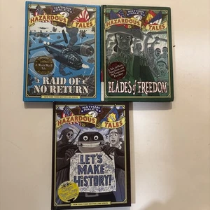 Nathan Hale's Hazardous Tales 3 HC Books - WWII Raid, Louisiana Purchase, Make H - Bild 1 von 6