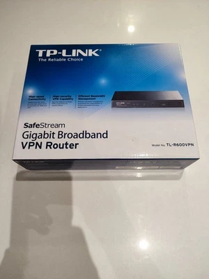 TP-Link SafeStream Gigabit Broadband VPN Router Model No. TL-R600VPN - Image 1 of 4