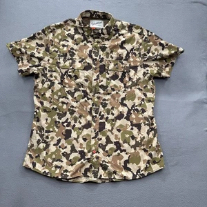 Duck Camp Hemd Herren 2XL Camouflage Kurzarm Knopfleiste Jagd Angeln Outdoor - Bild 1 von 9