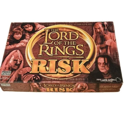 The Lord of The Rings RISK Board Game Strategy Parker 2002 Vintage Complete - Image 1 of 4