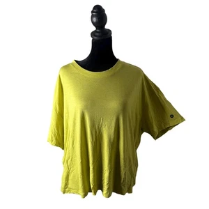 Allbirds Relaxed Fit Tee Women Size L Green Casual Minimalist Short Sleeve Top - Picture 1 of 10